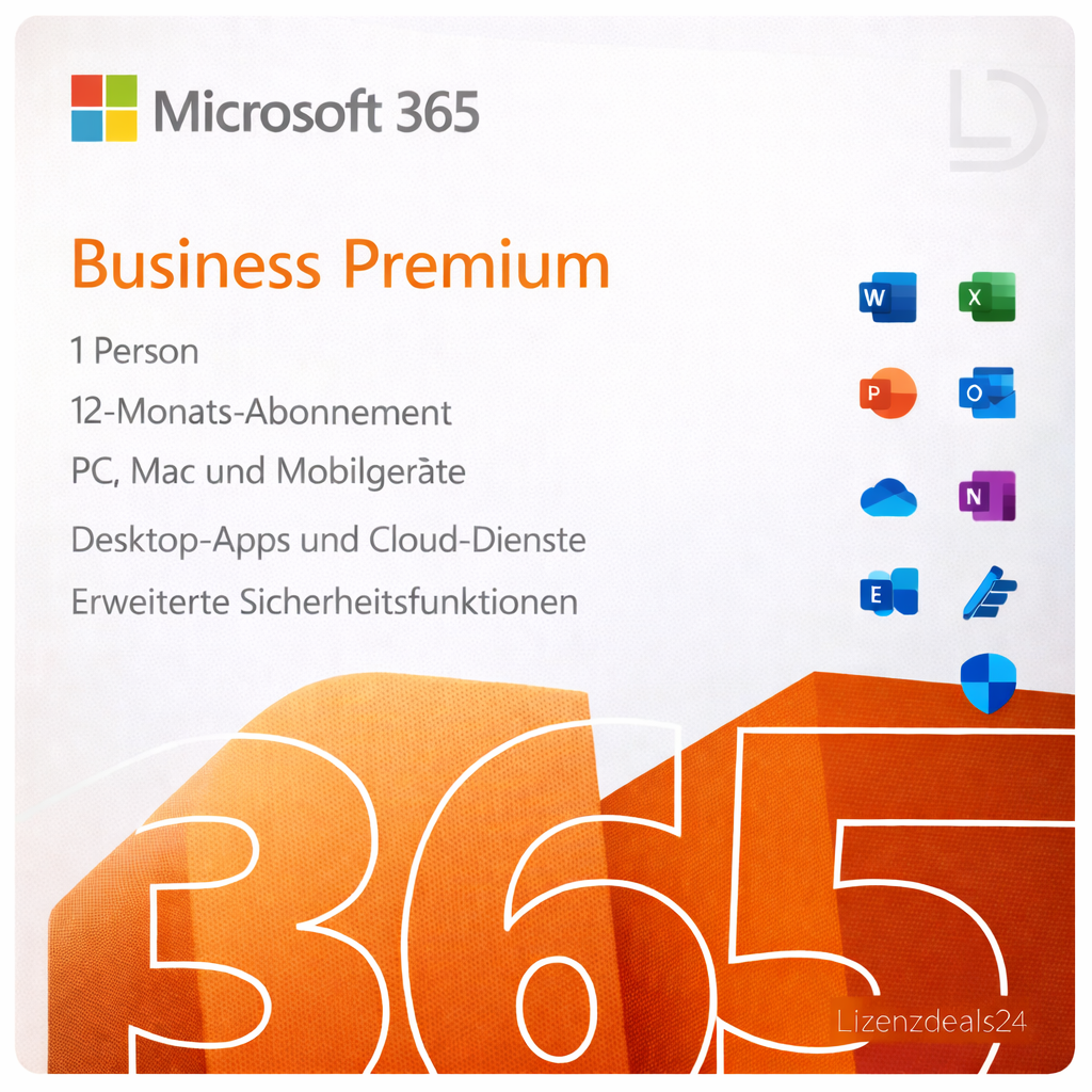Microsoft 365 Business Premium | Aplicaciones de escritorio y seguridad avanzada | Suscripción de 12 meses | Tecnología de nivel empresarial para pymes