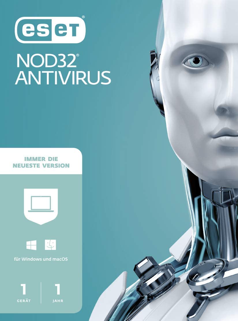 ESET NOD32 Antivirus – 1 año – 5 dispositivos – Windows y macOS 