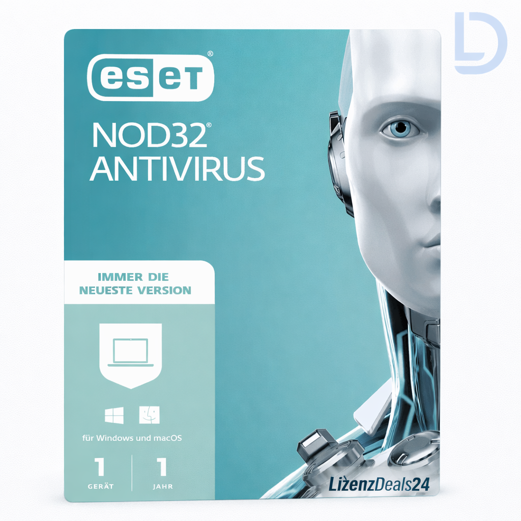 ESET NOD32 Antivirus – 1 año – Windows y macOS 