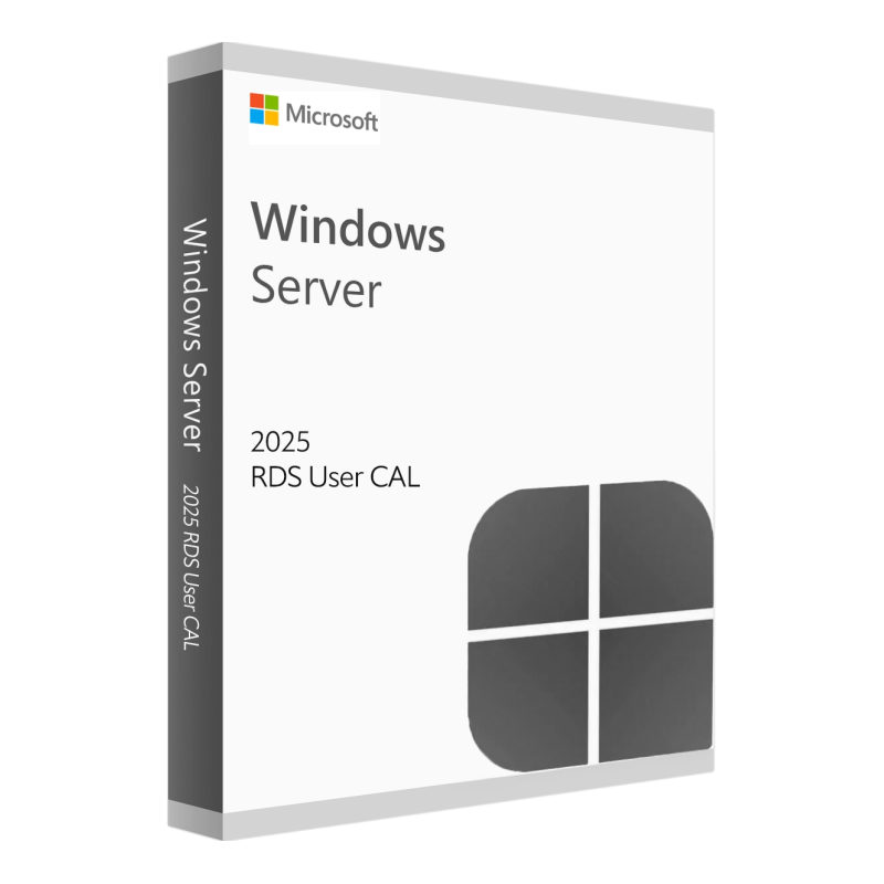 Microsoft Windows Remote Desktop Services 2025, 50 licencias de acceso de usuario (CAL) para PC