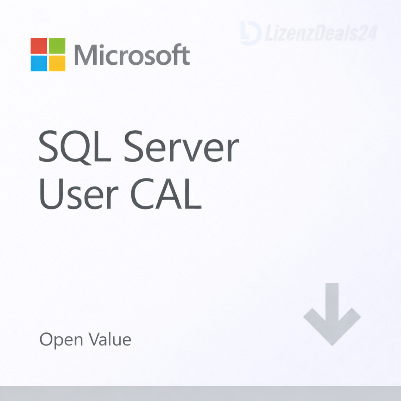 Licencia de acceso de usuario (CAL) de Microsoft SQL Server – Open Value
