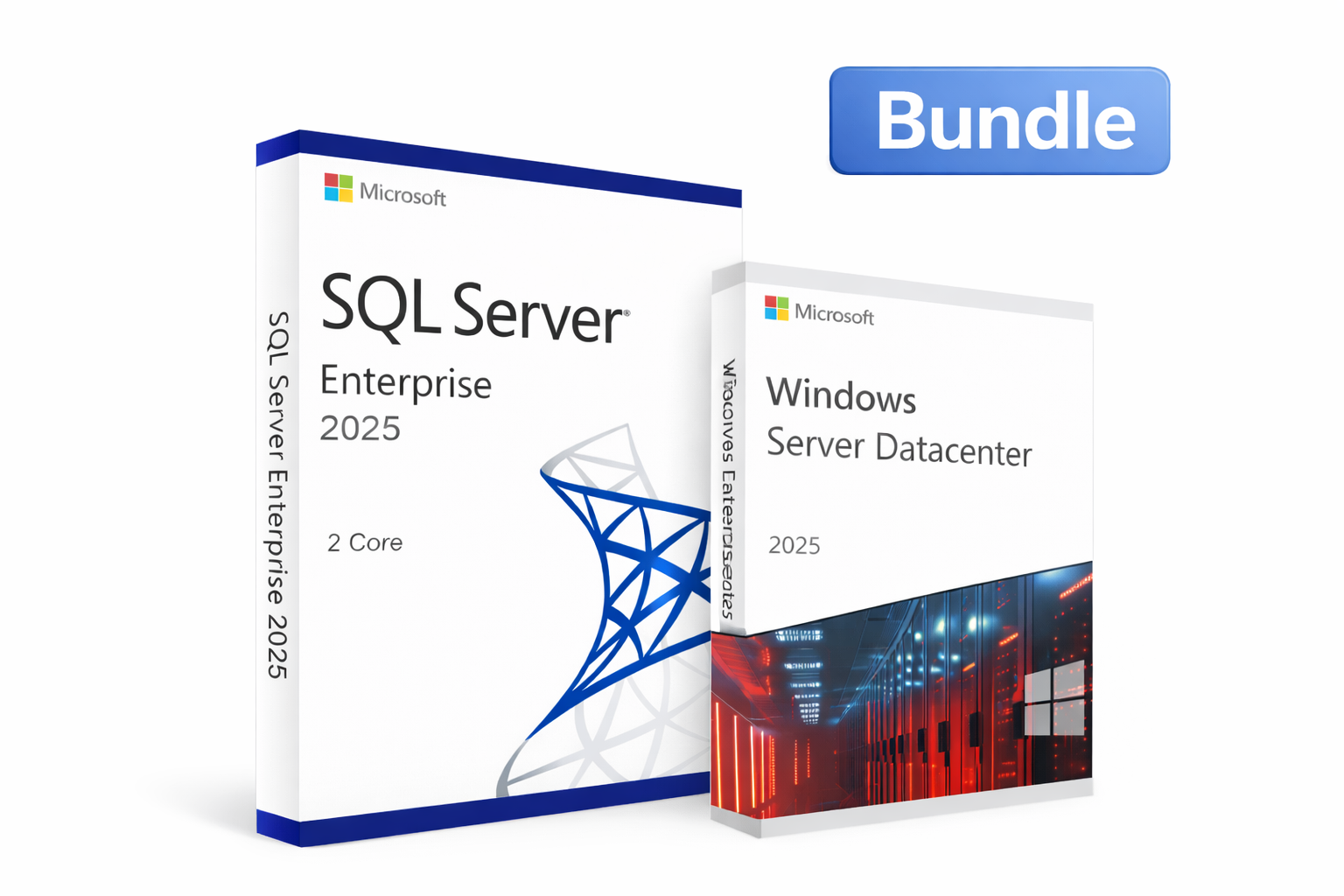 Paquete de Microsoft Windows Server 2025 Datacenter + SQL Server 2025 Enterprise