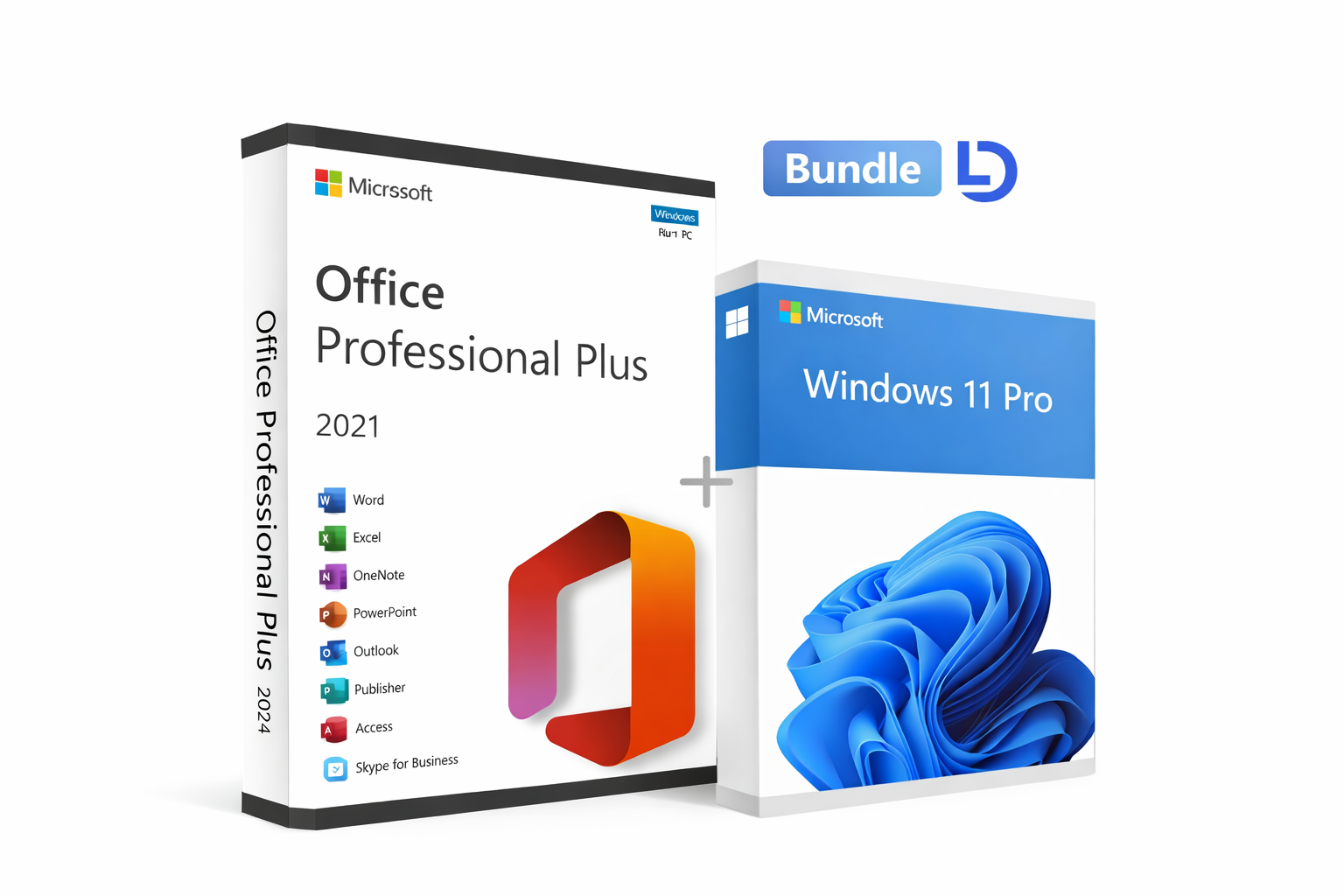 Paquete de Microsoft Office 2021 Professional Plus y Windows 11 Pro